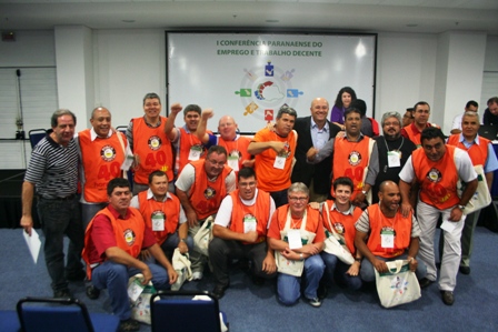 Força PR dá exemplo de organização e mobilização na Conferência do Trabalho Decente